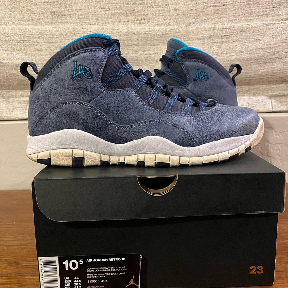 Air Jordan 10 retro ‘los Angeles’ men’s 10.5 Nike